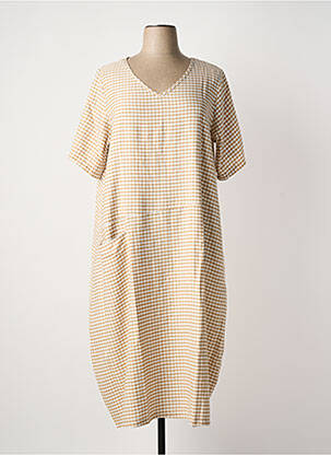 Robe longue beige G!OZE femme