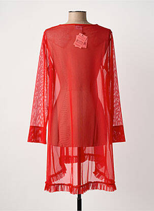 Gilet manches longues rouge G!OZE femme