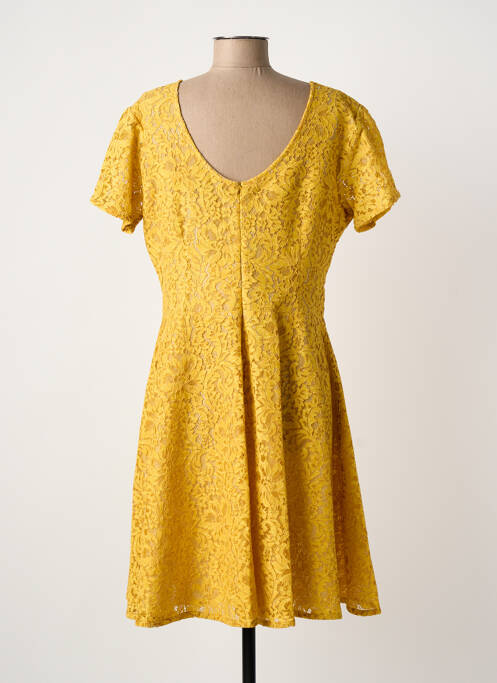 Robe courte jaune PAUL BRIAL femme
