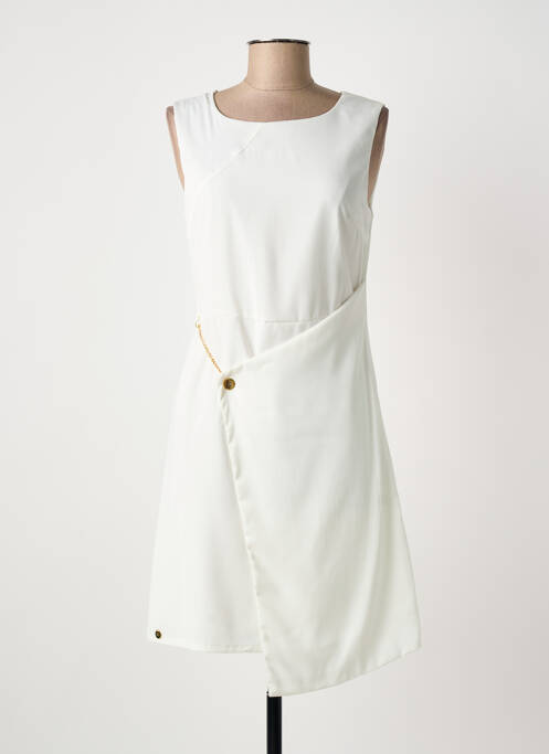 Robe courte blanc PAUL BRIAL femme