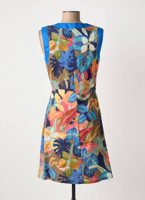 Robe mi-longue bleu PAUL BRIAL femme