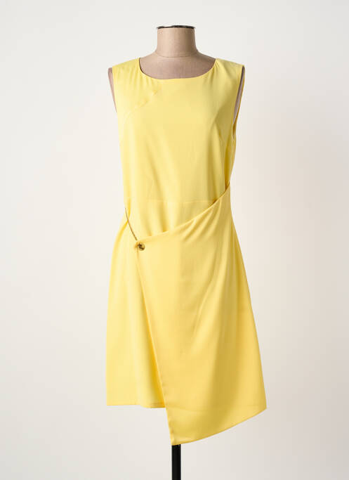 Robe courte jaune PAUL BRIAL femme