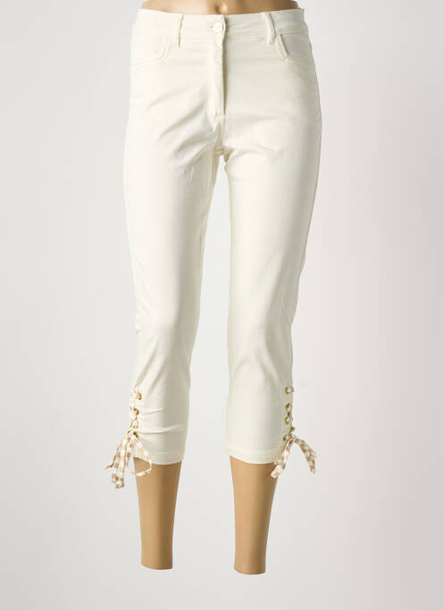 Pantacourt beige PAUL BRIAL femme