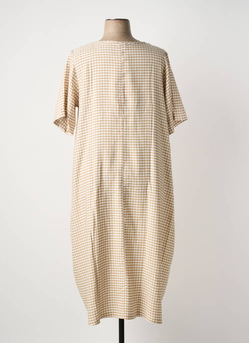 Robe longue beige G!OZE femme