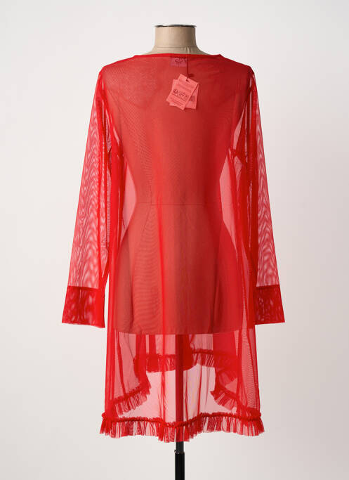 Gilet manches longues rouge G!OZE femme