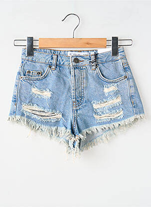 Short bleu SUBDUED femme