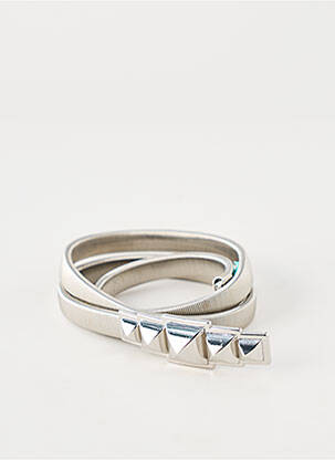 Ceinture argent PIECES femme