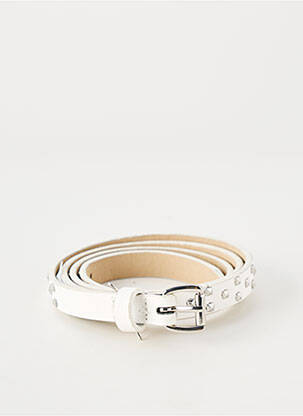 Ceinture blanc PIECES femme