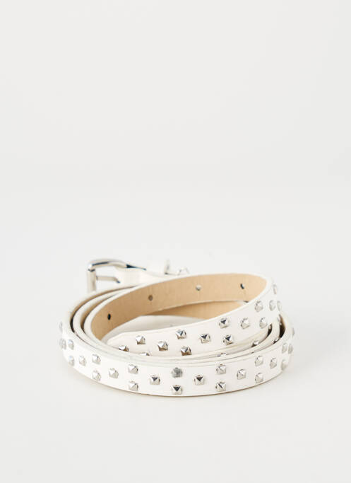 Ceinture blanc PIECES femme