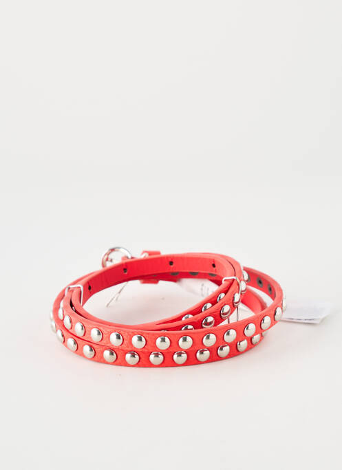 Ceinture rouge PIECES femme