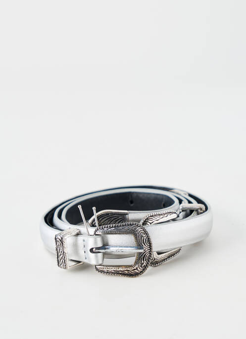 Ceinture argent MANGO femme