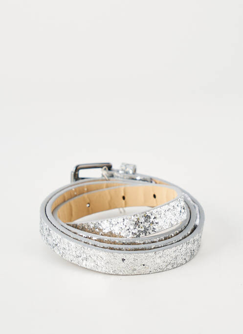 Ceinture argent PIECES femme