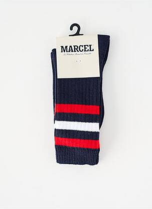 Chaussettes bleu LE FABULEUX MARCEL DE BRUXELLES femme