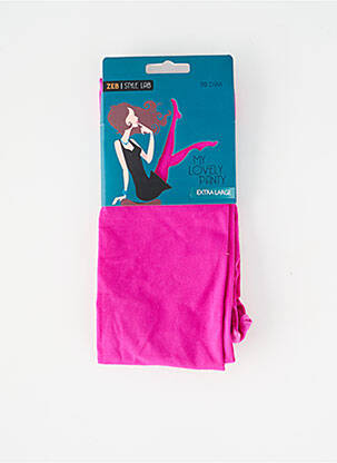 Collants rouge ZEB STYLE LAB  femme