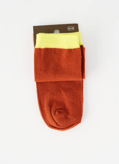 Chaussettes marron PIECES femme