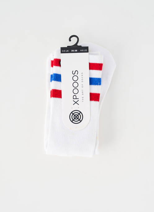 Chaussettes blanc XPOOOS femme
