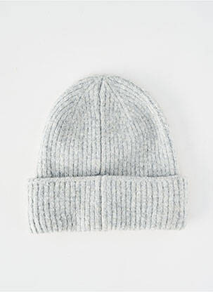 Bonnet gris PIECES femme