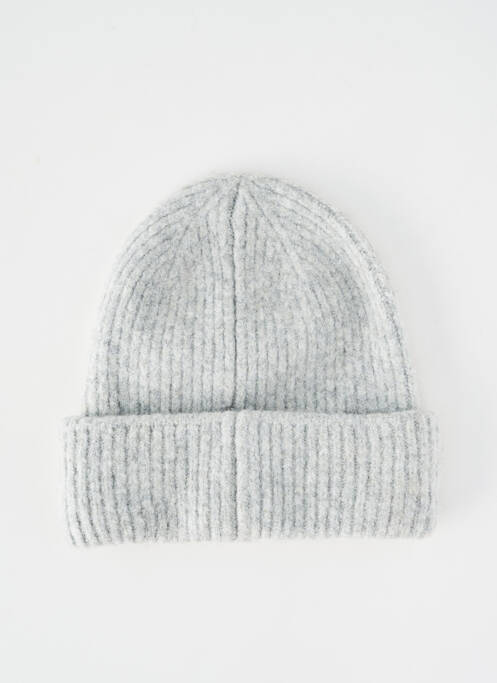 Bonnet gris PIECES femme