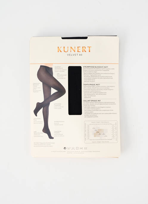 Collants noir KUNERT femme