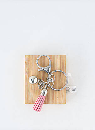 Porte-clé rose HAILYS femme