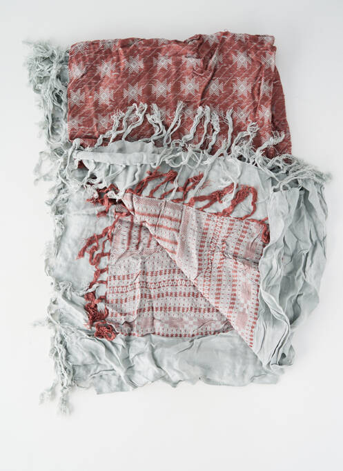 Foulard gris PIECES femme