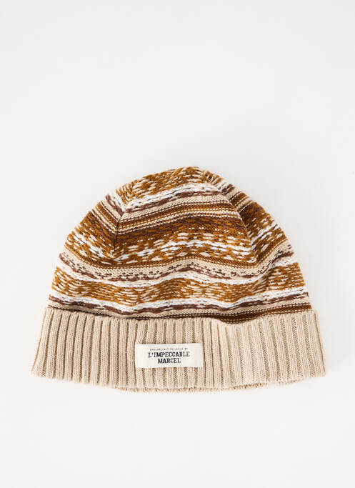 Bonnet beige LE FABULEUX MARCEL DE BRUXELLES homme