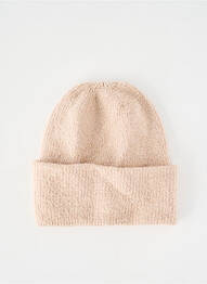 Bonnet rose PIECES femme