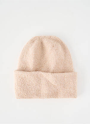 Bonnet rose PIECES femme