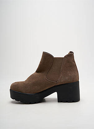 Bottines/boots marron DOUBLE AGENT femme