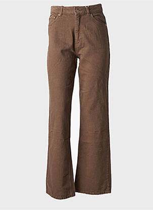 Pantalon flare marron ONLY femme