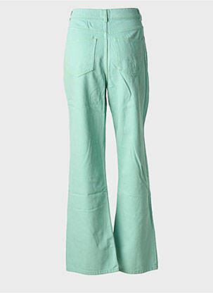 Jeans coupe droite vert ONLY femme