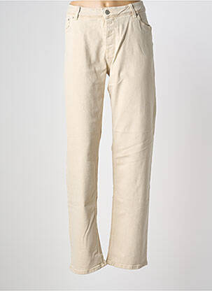Jeans coupe droite beige JJXX femme