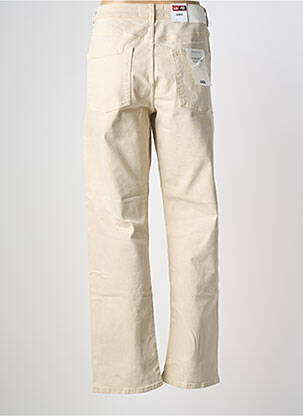 Jeans coupe droite beige JJXX femme