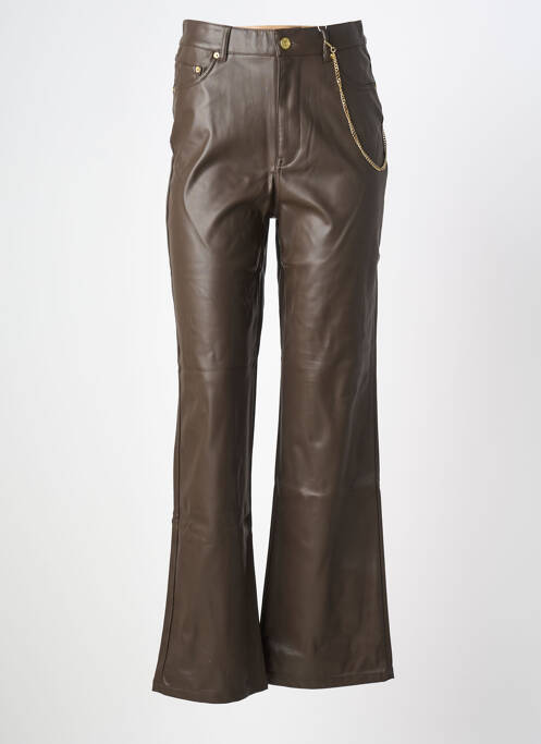 Pantalon droit marron ONLY femme