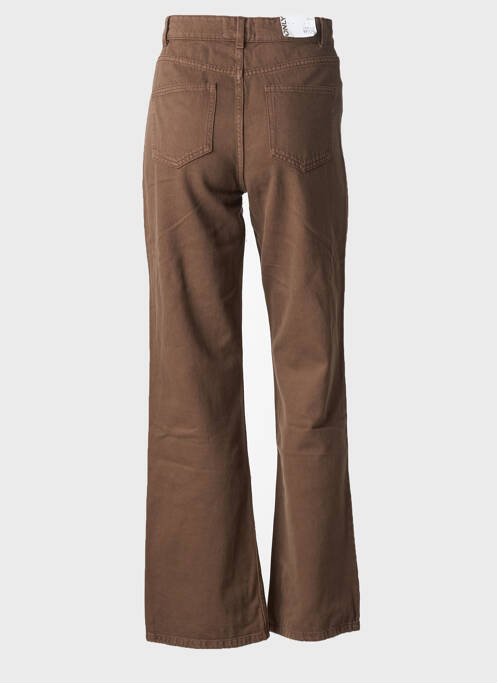 Pantalon flare marron ONLY femme