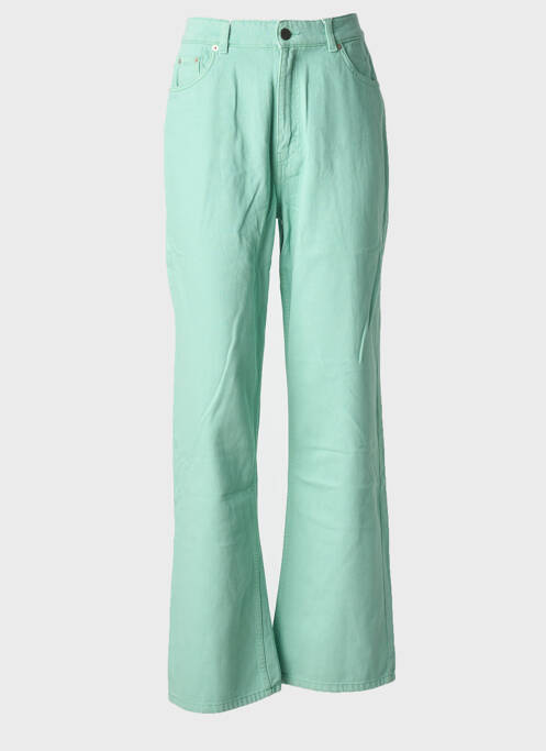 Jeans coupe droite vert ONLY femme