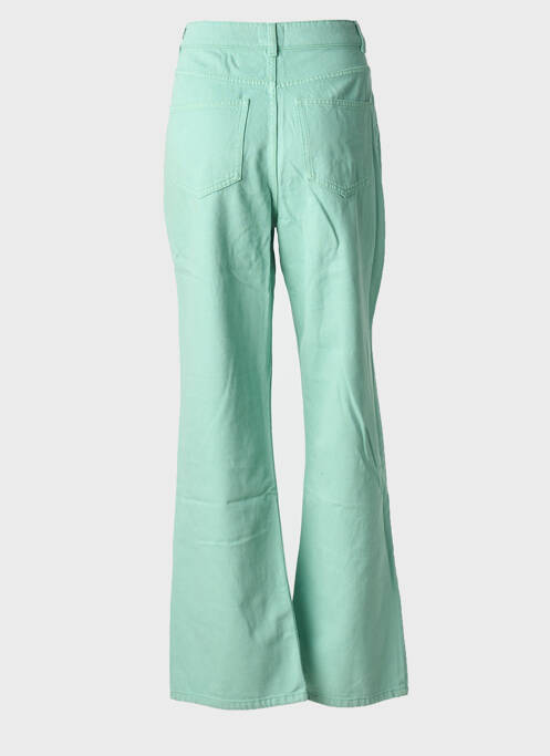 Jeans coupe droite vert ONLY femme