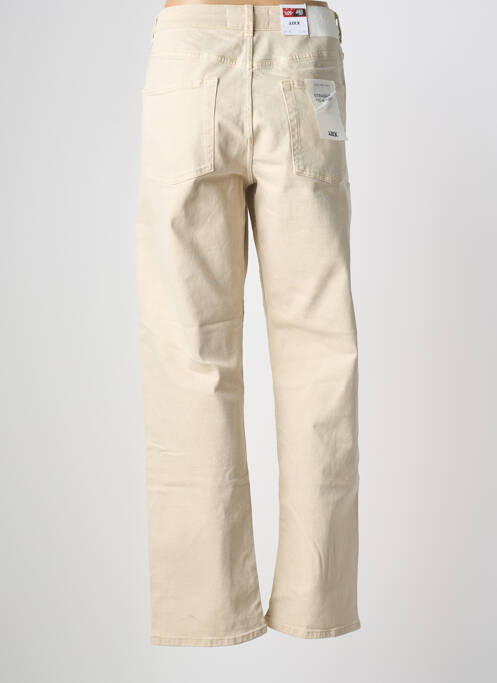 Jeans coupe droite beige JJXX femme