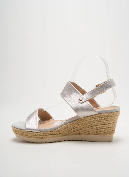 Sandales/Nu pieds argent H3 femme