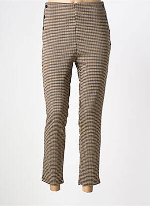Pantalon chino marron HAILYS femme