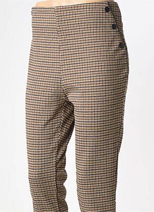 Pantalon chino marron HAILYS femme