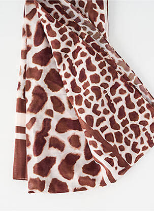 Foulard marron MORE & MORE femme
