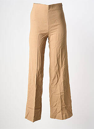 Pantalon flare marron MANGO femme