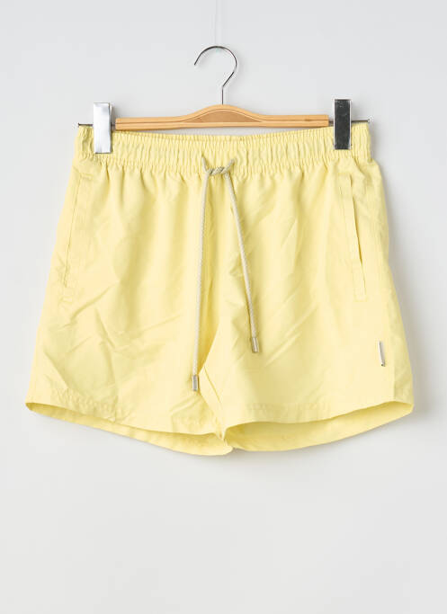 Short de bain jaune BRUCE & BUTLER  homme