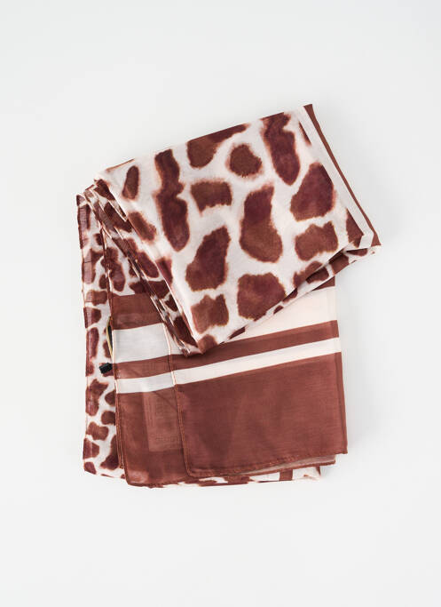 Foulard marron MORE & MORE femme
