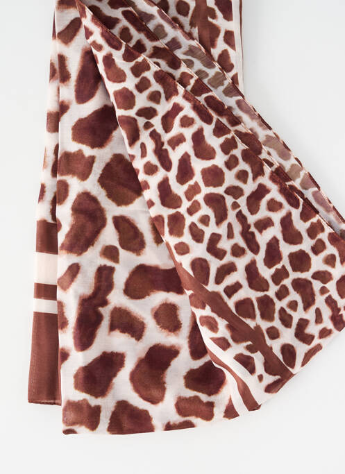 Foulard marron MORE & MORE femme