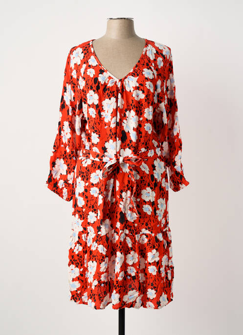 Robe mi-longue rouge GARCIA femme