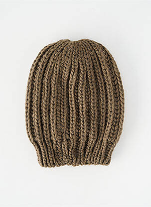 Chapeau marron PIECES femme
