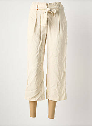 Pantalon 7/8 beige VERO MODA femme