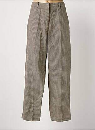 Pantalon droit marron VERO MODA femme